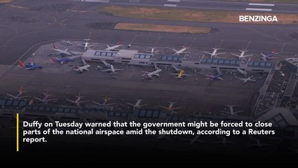 Holiday Travel Season Looms: Sean Duffy Warns US May Be Forced To Close Some Airspace If Government Shutdown Continues- 'It's Only Going To Get Worse'
