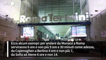 Cosi' le capitali d'Europa saranno piu' vicine: ecco i nuovi tempi di percorrenza