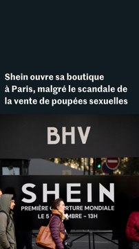 Shein : ouverture sous tensions au BHV, à Paris, après les différents scandales