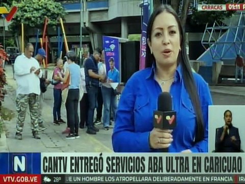 Caracas | CANTV realizó instalación de los servicios ABA Ultra en Caricuao