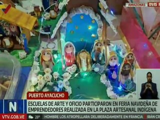 Amazonas | Feria Navideña de Emprendedores acogió escuelas de arte y oficio en Puerto Ayacucho