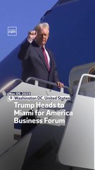 Trump Heads to Miami for America Business Forum