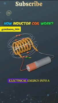 🧲 “Inductor Coil — The Hidden Power Behind Electricity!”#Engineering#Electronics#Physics#Learning