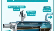 How Oil, Gas & Water Are Separated _ 3-Phase Separator Explained Simply #OilAndGas#3PhaseSeparator