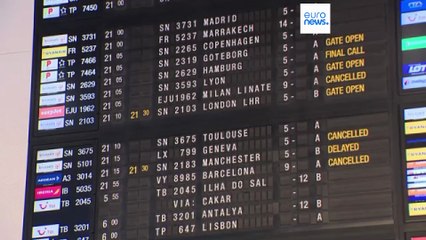 Los últimos avistamientos de drones obligan a cancelar vuelos en el principal aeropuerto de Bruselas