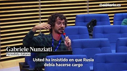 Un periodista italiano, despedido por preguntar en Bruselas si Israel debía hacerse cargo de la reconstrucción de Gaza