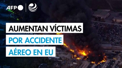 Sigue aumentando el número de muertos por accidente de avión de carga en EU
