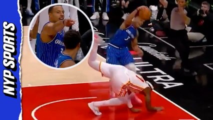Magic star Desmond Bane ejected after THROWING ball at Hawks foe in wild scene