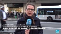 Le gouvernement suspend les ventes en ligne de Shein en France