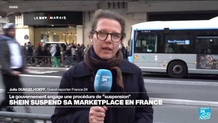 Le gouvernement suspend les ventes en ligne de Shein en France