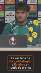El vacile de Pellegrini a Abde en rueda de prensa