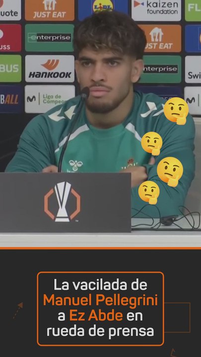 El vacile de Pellegrini a Abde en rueda de prensa