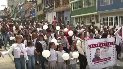 Comunidad de Usme exige respuestas por la desaparición del niño Sebastián García