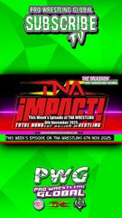 This Week’s Episode of TNA Wrestling 6th November 2025
