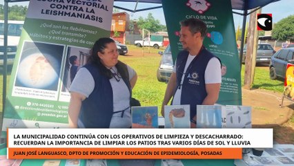 La Municipalidad de Posadas continúa con los operativos de limpieza y descacharrado.mp4