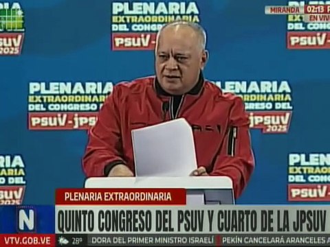 Congreso del PSUV aprueba propuesta de garantizar nuevos métodos de gobierno de ejecución directa