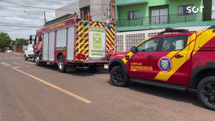 Curto-circuito causa princípio de incêndio e mobiliza bombeiros no Bairro Cascavel Velho