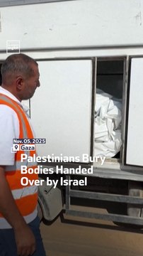 Palestinians Bury Bodies Handed Over by Israel