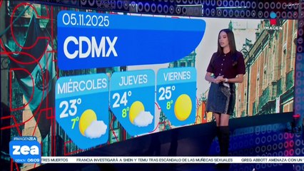 Pronóstico del tiempo 05 de noviembre de 2025 | Noticias con Francisco Zea