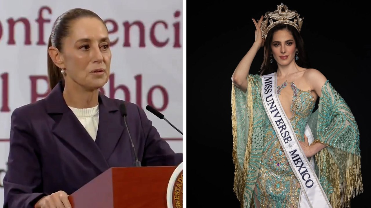 Claudia Sheinbaum reconoce a Fátima Bosch tras encuentro con directivo de Miss Universo 2025