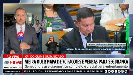 CPI do Crime Organizado: relator quer mapa de 70 facções e verbas para segurança