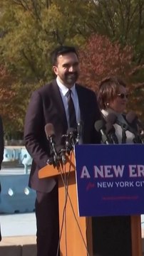 Zohran Mamdani makes first speech after being elected NYC mayor