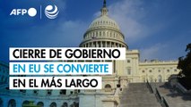 El cierre gubernamental en EU se convierte en el más largo de la historia