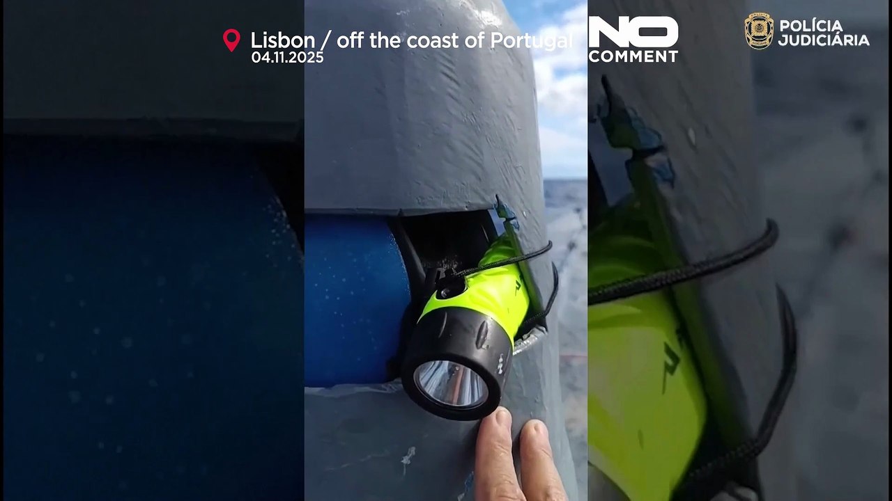 Portugal intercepts narco-submarine carrying 1.7 tonnes of cocaine en route to Iberian peninsula