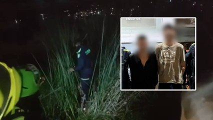 Ladrones pensaron que podían esconderse entre las plantas de un humedal, pero fueron sorprendidos