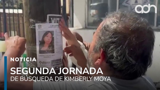 Segunda jornadas de búsqueda de Kimberly Moya, desaparecida desde el 2 de octubre en Naucalpan