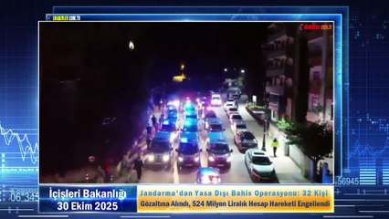 Jandarma'dan Yasa Dışı Bahis Operasyonu: 32 Kişi Gözaltına Alındı, 524 Milyon Liralık Hesap Hareketi Engellendi