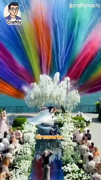 This viral wedding trend just took over social media — colourful smoke fireworks that light up the day! 🌈💥 Couples are swapping night fireworks for stunning daylight explosions of colour, and it looks unreal. Soft clouds of Reacts | DIY videos | crafts