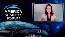 Maria Corina Machado en el America Business Forum