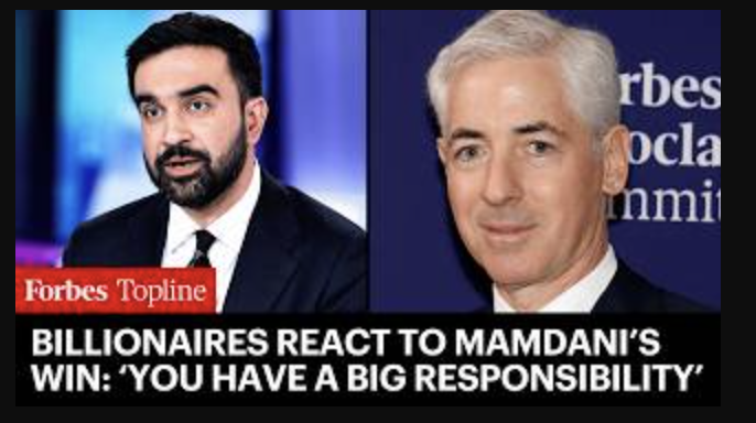 Billionaires Respond to Zohran Mamdani’s Victory in the New York City Mayoral Race