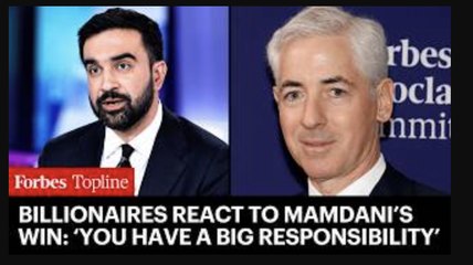 Billionaires React To Zohran Mamdani’s New York City Mayoral Win