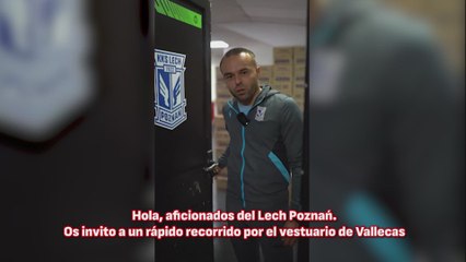 ¡Sorpresa en Poznan! Trabajador se queda asombrado con el impresionante vestuario del Rayo Vallecano ⚽