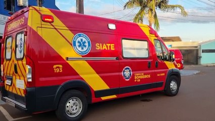Ciclista sofre queda e mobiliza Siate e médico ao Bairro Santa Felicidade