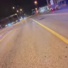 Biker Falls After Hitting Car Door