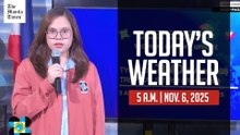 Today's Weather, 5 A.M. | Nov. 6, 2025