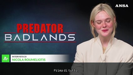 Elle Fanning e' la protagonista nel film 'Predator: Badlands'