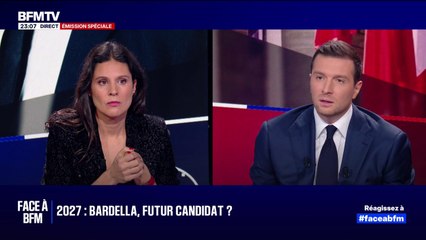 Jordan Bardella: "Je ne suis pas pressé (...) notre candidate à l'élection présidentielle s'appelle Marine Le Pen"