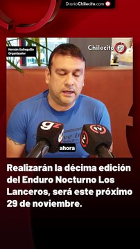 Realizarán la décima edición del Enduro Nocturno Los Lanceros, será este próximo 29 de noviembre.