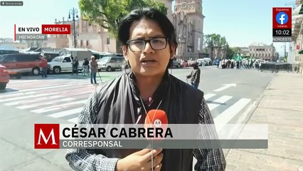 Grecia Quiroz asume como alcaldesa sustituta; habitantes marchan por la paz en Michoacán