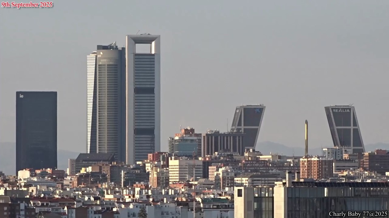 🏙 Madrid Skyline 🏙  (9th September 2025)