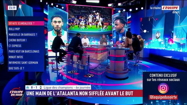 Aguerd : « L'arbitre doit au moins aller checker le VAR » - Foot - Ligue des champions - Marseille