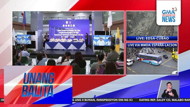 Pagproseso sa Seasonal Workers Program ng South Korea, pangungunahan na ng Department of Migrant Workers | Unang Balita