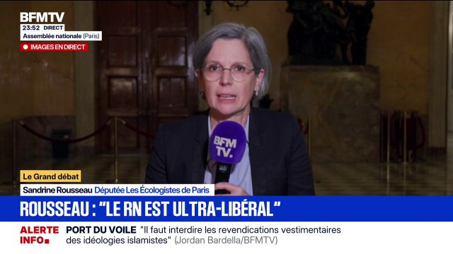 Pour Sandrine Rousseau, députée Les Écologistes de Paris, le RN est ultra-libéral
