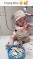 😍 Cute baby Playing 🤣 _ Funny Baby _laughing _cute _shorts _viral _funnybabyvideos(360P)