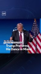 Trump Preforms His Dance in Miami
