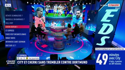 Cherki Brille à Manchester City : Victoire 4-1 contre Dortmund en Ligue des Champions ⚽